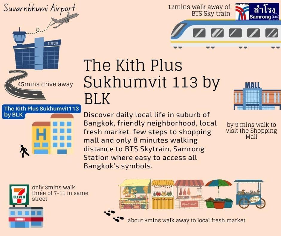 The Kith Plus Sukhumvit 113 By Blk Бангкок Экстерьер фото
